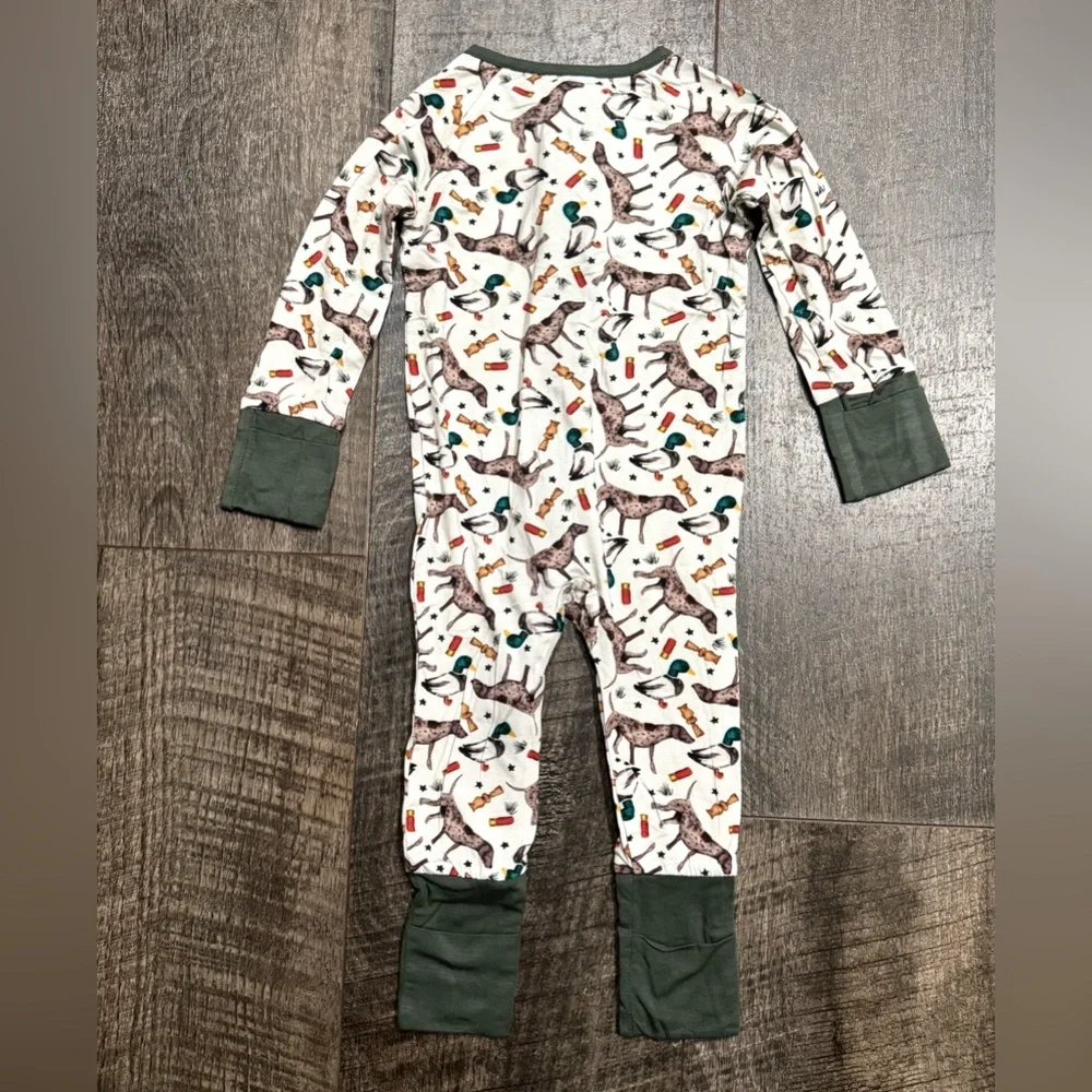 Bamboo Duck Hunt Print Zippy Sleeper 6-12m